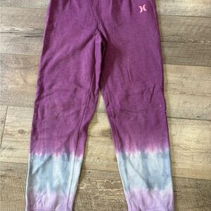 Hurley Kids Purple and Gray Ombre Leggings